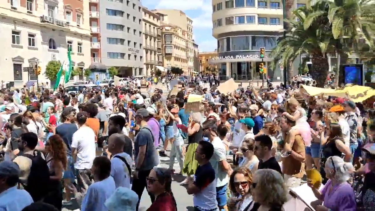 Miles de personas reclaman una vivienda digna en Málaga