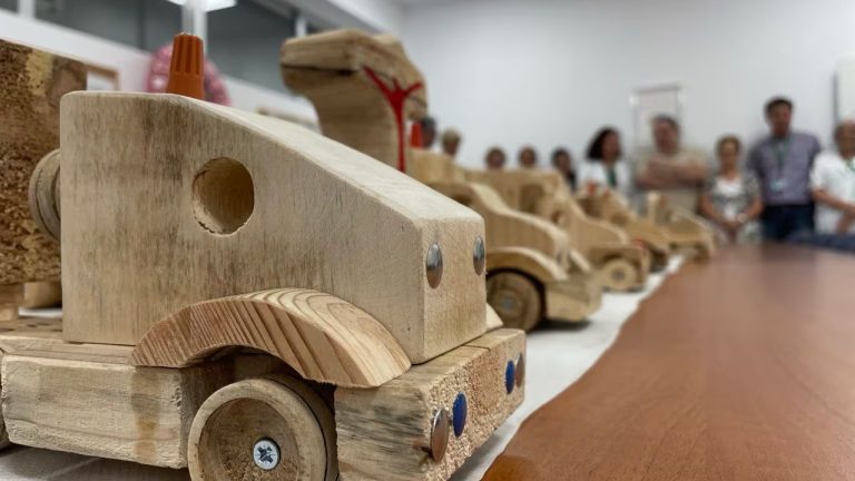 Corazón de… ¿madera?  Carpintero dona juguetes al hospital de Málaga